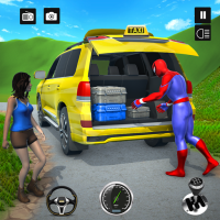 Superhero Car Games Taxi Games